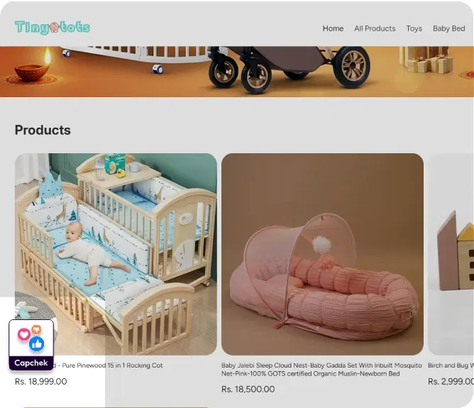 Capchek sidebar widget